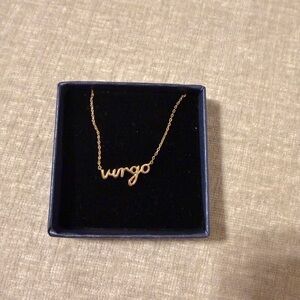 Gold Virgo Necklace